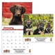 aerial view a group of adorable puppies wall calendar, image 1 of 19