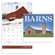 aerial view a group of historic barns themed calendar, image 2 of 19