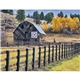 aerial view a group of historic barns themed calendar, image 17 of 19