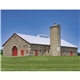 aerial view a group of historic barns themed calendar, image 10 of 19