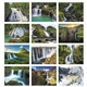 aerial view a group of waterfalls calendar, image 7 of 19