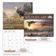 aerial view a group of wildlife art by the hautman brothers calendar, image 1 of 18