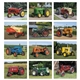 aerial view a group of antique tractors calendar, image 7 of 19
