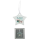 a star hammered glass ornament