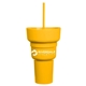 aerial view a sport ath gold team 365 1l recycled pp stadium tumbler with snack bowl, image 1 of 6