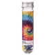 aerial view a reactive rainbow mini tube jigsaw puzzle, image 1 of 3