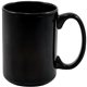 Promotional 15 oz Full Color Black Stoneware Magna Mug