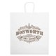 Promotional White Kraft Brute (Paper Bag) with Serrated Cut Top