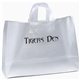 Promotional Frosted Plastic Flexo Ink Daisy Gift Bag 16 X 12