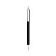 a black barrel & clear trim bic clic pen