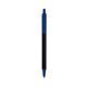 a black barrel & cobalt trim bic clic pen