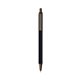 a black barrel & espresso trim bic clic pen