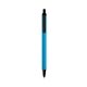 a blue barrel & black trim bic clic pen