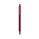 a burgundy barrel & metallic red trim bic clic pen
