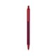 a burgundy barrel & red trim bic clic pen