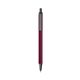 a burgundy barrel & slate trim bic clic pen