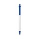 a clear barrel & cobalt trim bic clic pen