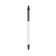 a clear barrel & espresso trim bic clic pen
