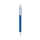 a cobalt barrel & clear trim bic clic pen