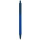 a cobalt barrel & metallic dark blue trim bic clic pen