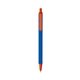 a cobalt barrel & orange trim bic clic pen