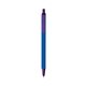 a cobalt barrel & purple trim bic clic pen