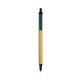a cream barrel & slate trim bic clic pen