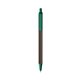 a espresso barrel & forest green trim bic clic pen