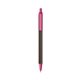 a espresso barrel & pink trim bic clic pen