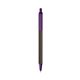 a espresso barrel & purple trim bic clic pen