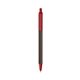 a espresso barrel & red trim bic clic pen
