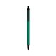 a forest green barrel & black trim bic clic pen