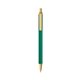 a forest green barrel & cream trim bic clic pen