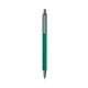 a forest green barrel & silver trim bic clic pen