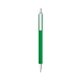 a green barrel & clear trim bic clic pen