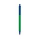 a green barrel & cobalt trim bic clic pen