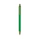 a green barrel & metallic green trim bic clic pen