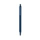 a metallic dark blue barrel & metallic dark blue trim bic clic pen