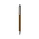 a metallic brown barrel & silver trim bic clic pen