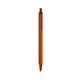 a metallic orange barrel & metallic orange trim bic clic pen