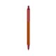 a metallic orange barrel & metallic red trim bic clic pen