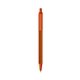 a metallic orange barrel & orange trim bic clic pen