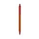 a metallic orange barrel & red trim bic clic pen