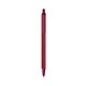 a metallic red barrel & burgundy trim bic clic pen