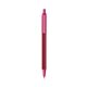a metallic red barrel & pink trim bic clic pen