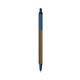 a metallic sand barrel & cobalt trim bic clic pen