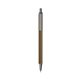a metallic sand barrel & silver trim bic clic pen