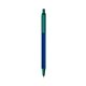 a navy barrel & forest green trim bic clic pen