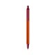 a orange barrel & burgundy trim bic clic pen