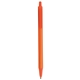 aerial view a orange barrel & orange trim bic clic pen, image 1 of 3